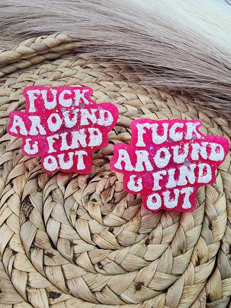 Fuck Around & Find Out Vent Freshie & Resin Silicone Mold / Custom Made to Order / Freshie Mold