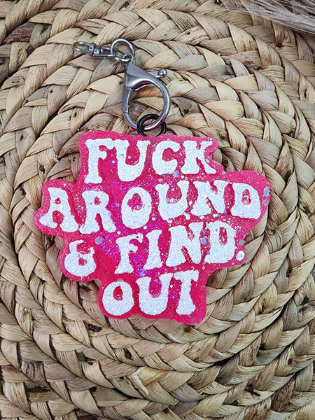 Fuck Around & Find Out Freshie Silicone Mold / Custom Made to Order / Freshie Mold