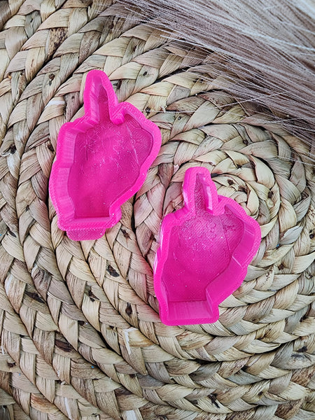 Concho Middle Finger Vent Freshie & Resin Silicone Mold / Custom Made to Order / Freshie Mold
