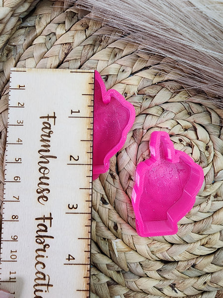 Concho Middle Finger Vent Freshie & Resin Silicone Mold / Custom Made to Order / Freshie Mold