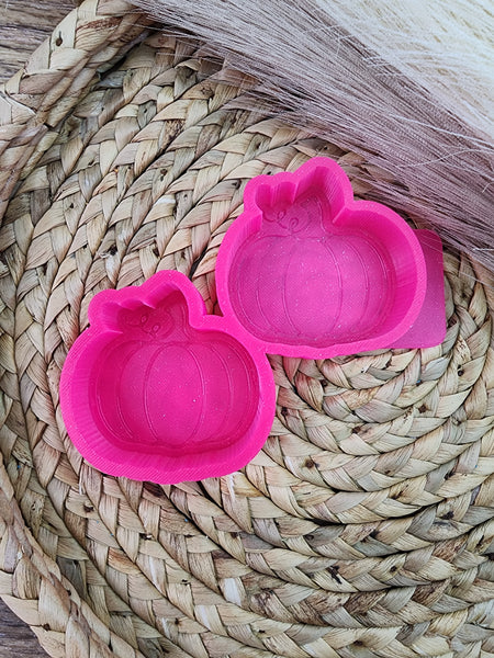 Fall Pumpkin Vent Clip Silicone Mold / Custom Made to Order / Freshie Mold