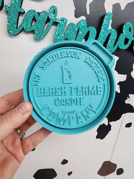 Black Flame Candle Freshie Silicone Mold / Custom Made to Order / Freshie Mold