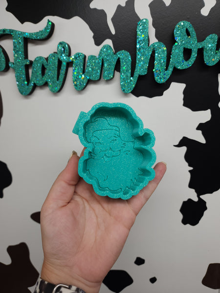 Vintage Santa Freshie Silicone Mold / Custom Made to Order / Freshie Mold