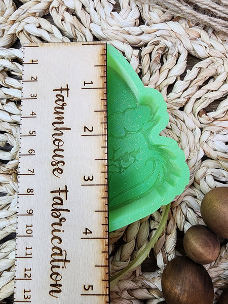 The Grinc h  Freshie Silicone Mold / Custom Made to Order / Freshie Mold