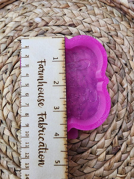 Merry Christmas Y'all Freshie Silicone Mold / Custom Made to Order / Freshie Mold