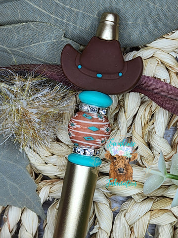 Aztec Cowboy Hat Refillable Pen