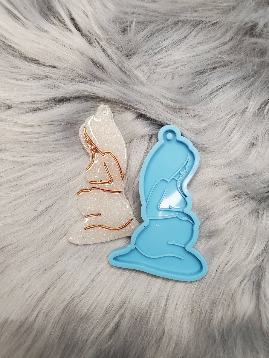 Motherhood Keychain Silicone Mold / Pregnancy Silicone Mold / Resin Mo –  Farmhouse Fabrication