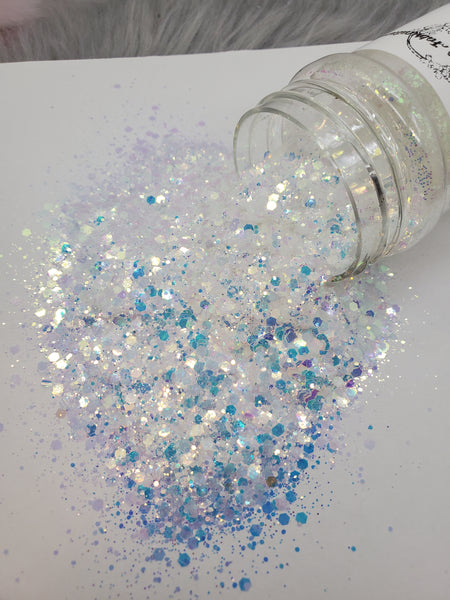 "Lace Me Up" / Opal Glitter / Flashy Glitter / Chunky Glitter / Polyester Glitter / Tumbler Glitter / White Glitter