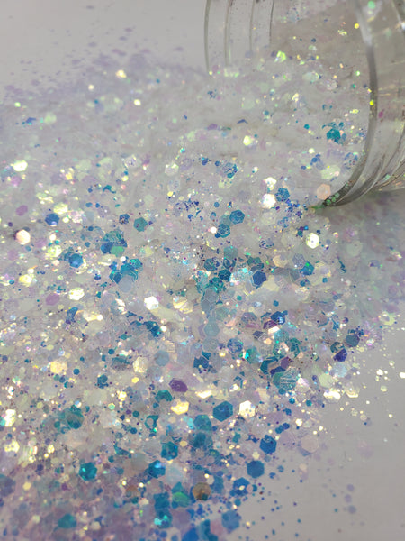 "Lace Me Up" / Opal Glitter / Flashy Glitter / Chunky Glitter / Polyester Glitter / Tumbler Glitter / White Glitter