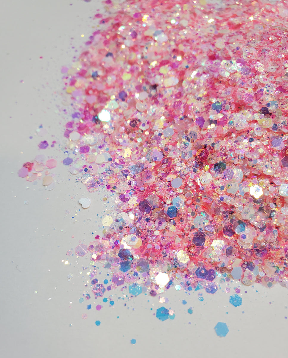 Vintage Floralifes Sparkling Glitters Pink Glitter for flowers, Ribbons and  Designs 