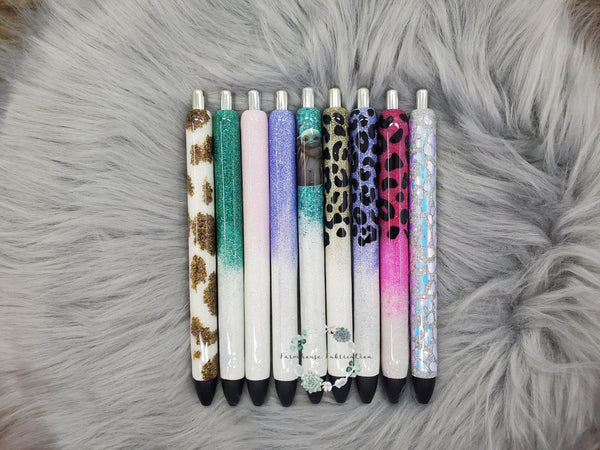 Cheetah Paper Mate or BIG 4-Colour Glitter Ink Pen / Glitter Pen / Epoxy Glitter Pen