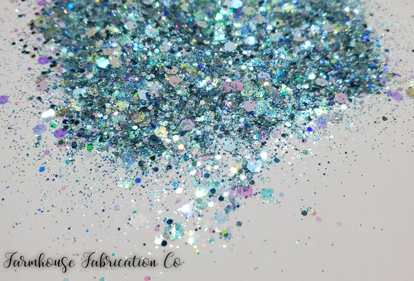 "Under the Sea" / Custom Mix / Polyester Glitter / Tumbler Glitter / Blue Glitter