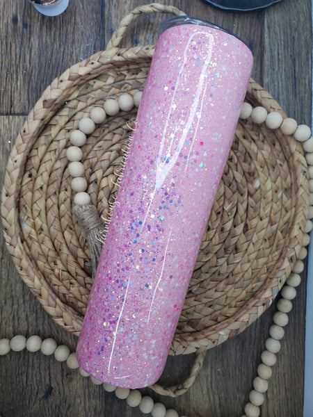 Pink Personalized Glitter Tumbler / Made with Elle Woods Custom Mix Glitter