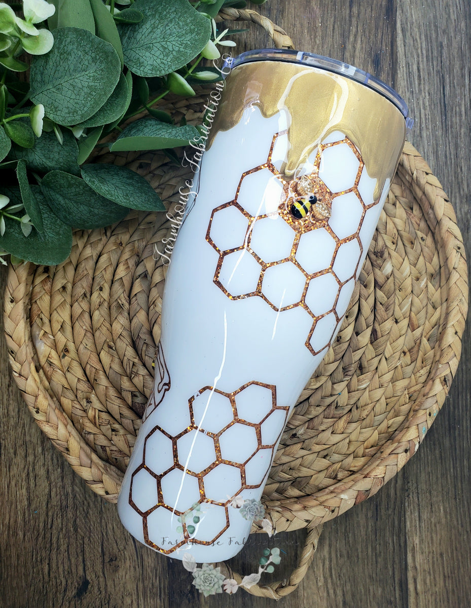 Glitter Tumbler Bee Glitter Tumbler Tumbler With Straw 