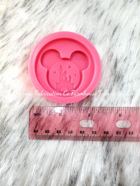 Disney Silicone Mold / Disney Molds / Disney Castle Silicone Mold / Castle Mold / Disney Mold / Phone Grip Mold / Badge Reel Mold
