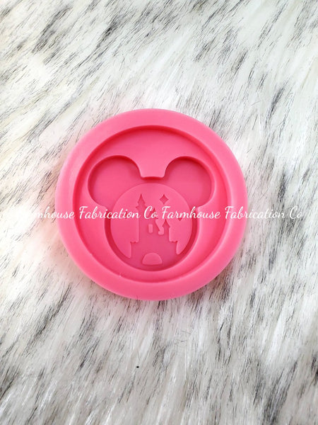 Disney Silicone Mold / Disney Molds / Disney Castle Silicone Mold / Castle Mold / Disney Mold / Phone Grip Mold / Badge Reel Mold