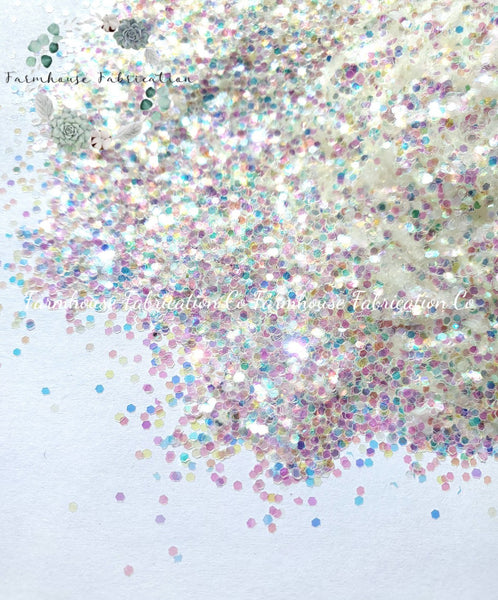 "Pure Pearlfection" / Polyester Glitter / Fine Glitter / Iridescent Opal Glitter / Tumbler Glitter / Nail Glitter