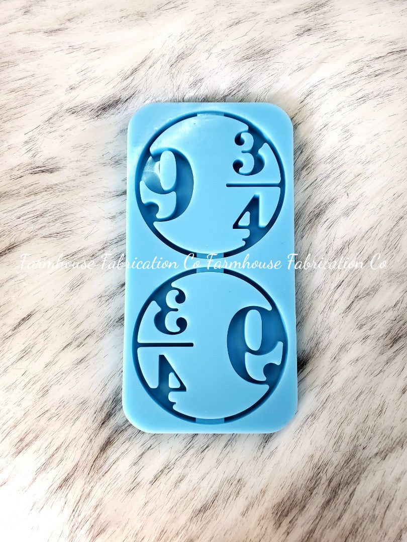 9 3/4 Platform Harry Potter Straw Topper Silicone Mold / Resin Mold /