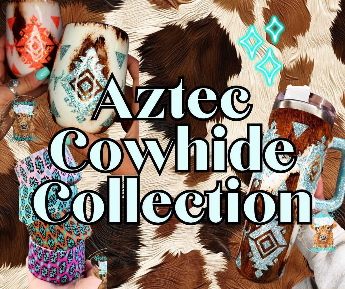 Aztec Cowhide Collection – Farmhouse Fabrication