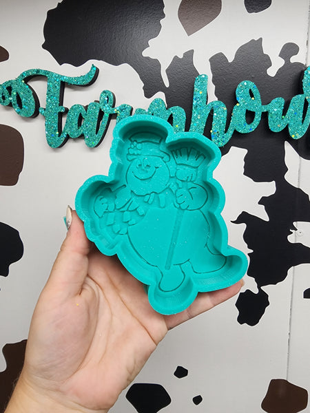 Frosty The Snowman Freshie Silicone Mold / Custom Made to Order / Freshie Mold