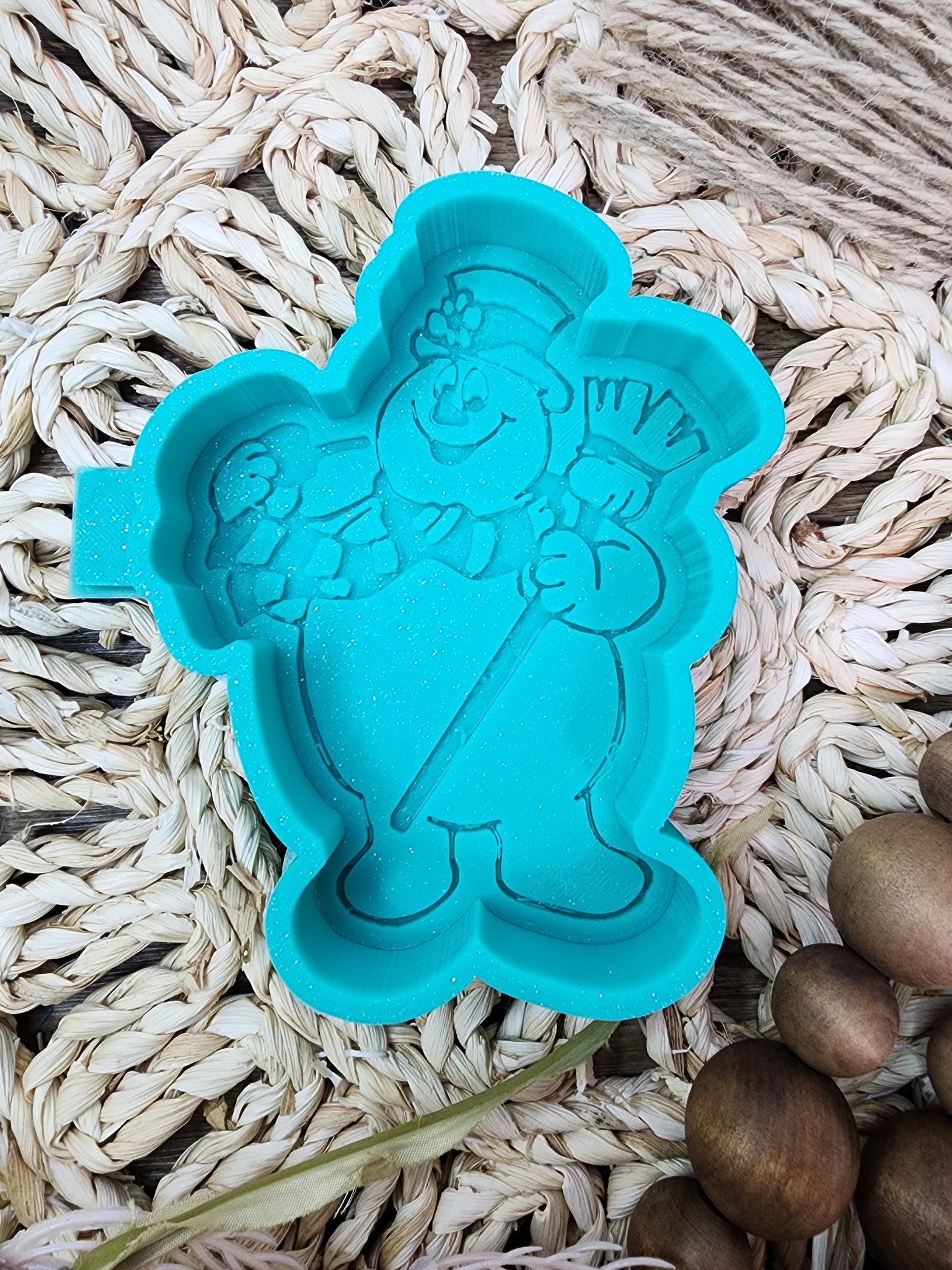 Frosty The Snowman Freshie Silicone Mold / Custom Made to Order / Freshie Mold