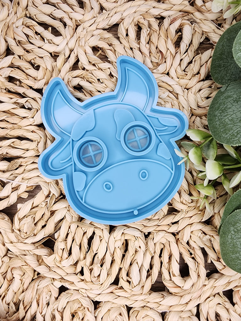 Cow Self Defense Key Chain Keychain Mold Cow Defense Silicone Mold /Cow Resin Mold Epoxy Mold