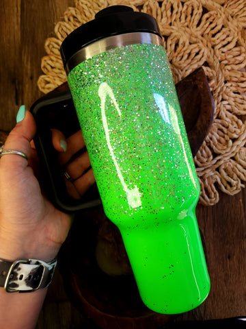 Neon Green 40 oz DUPE Quencher / RTS