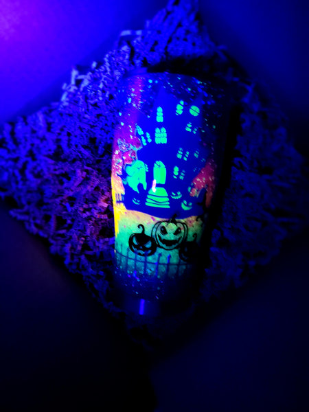 I Smell Chrildren Glow-in-the-dark Halloween Glitter Tumbler