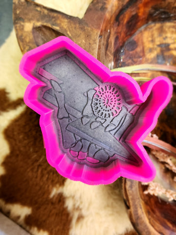 Skellie holding bolt Freshie Silicone Mold / Custom Made to Order Freshie Mold