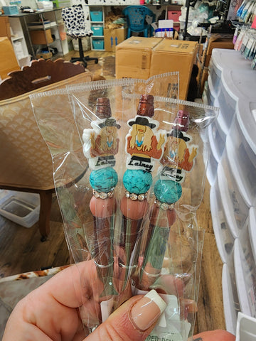 Country LW Beaded Refillable Ink Pen