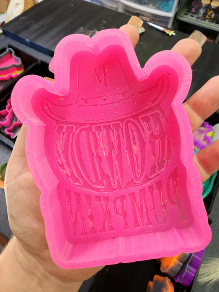 Howdy Pumpkin Freshie Silicone Mold / Custom Made to Order / Freshie Mold