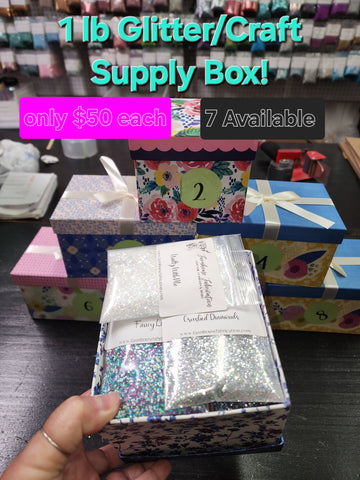 1 lb box of Glitter / Craft Supplies $50 ONLY