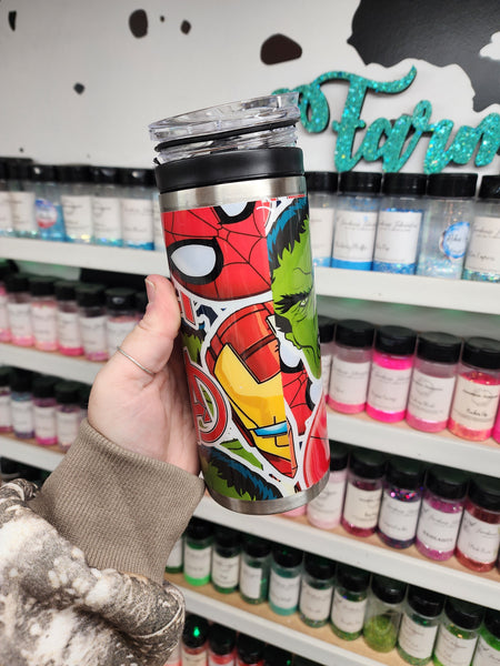 Character LEAK PROOF 15 oz water bottle RTS- Multiple Designs