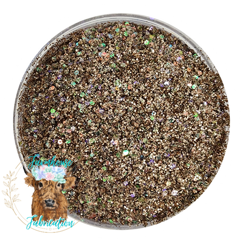 "Beer Pockets" Custom Mix / Polyester Glitter / Tumbler Glitter / Brown Glitter / Tan Glitter