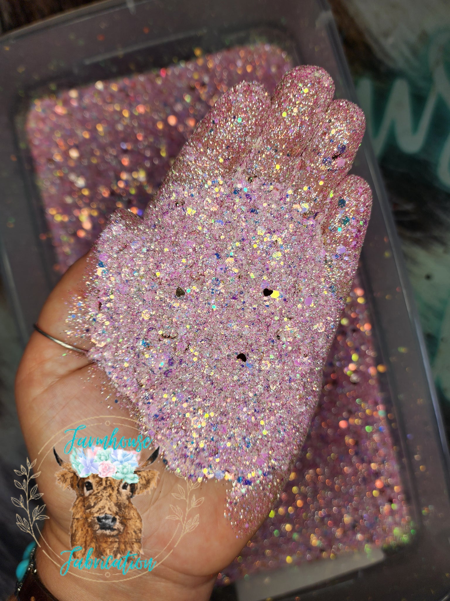 "Bruiser Woods" / Custom Mix / Polyester Glitter / Tumbler Glitter / Pink Glitter