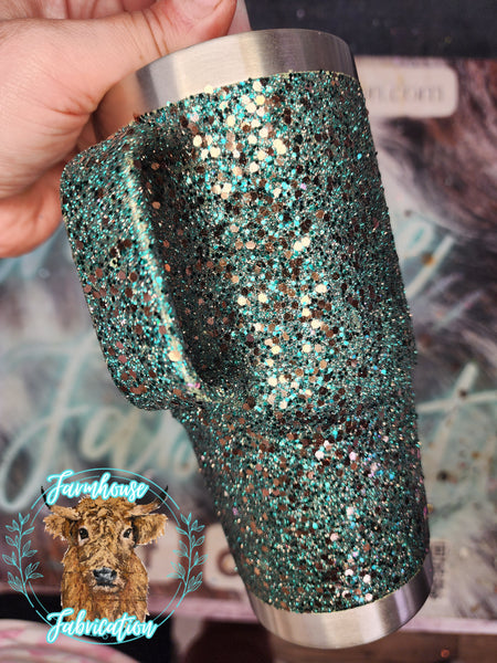 Hunter's Rodeo - Chunky Hunter Green and Brown Exclusive Polyester Glitter for DIY crafts and Tumbler Making