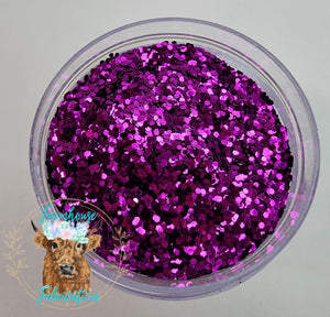 "Play Date" Purple 1/24 cut Metallic Polyester Glitter / Tumbler Glitter