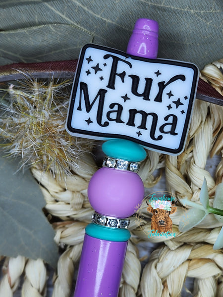 Lilac Fur Mama Refillable Pen