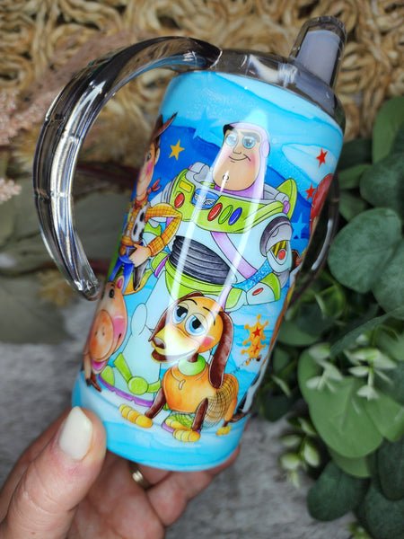 Toy Story 12 oz DUO Kids Tumbler / Converts from leak proof sippy cup to screw lid with straw- RTS