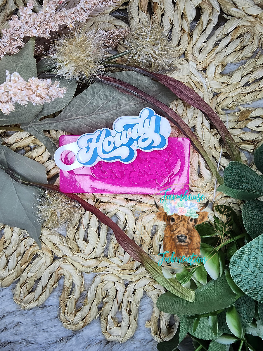 Stanley Lid Tag Howdy Silicone Mold 40 oz / Custom Made to Order ...