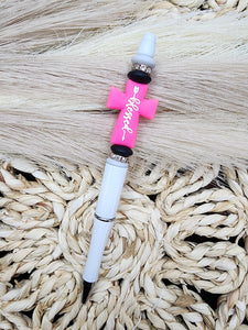 RTS Pink Blessed Cross Refillable Ink Pen