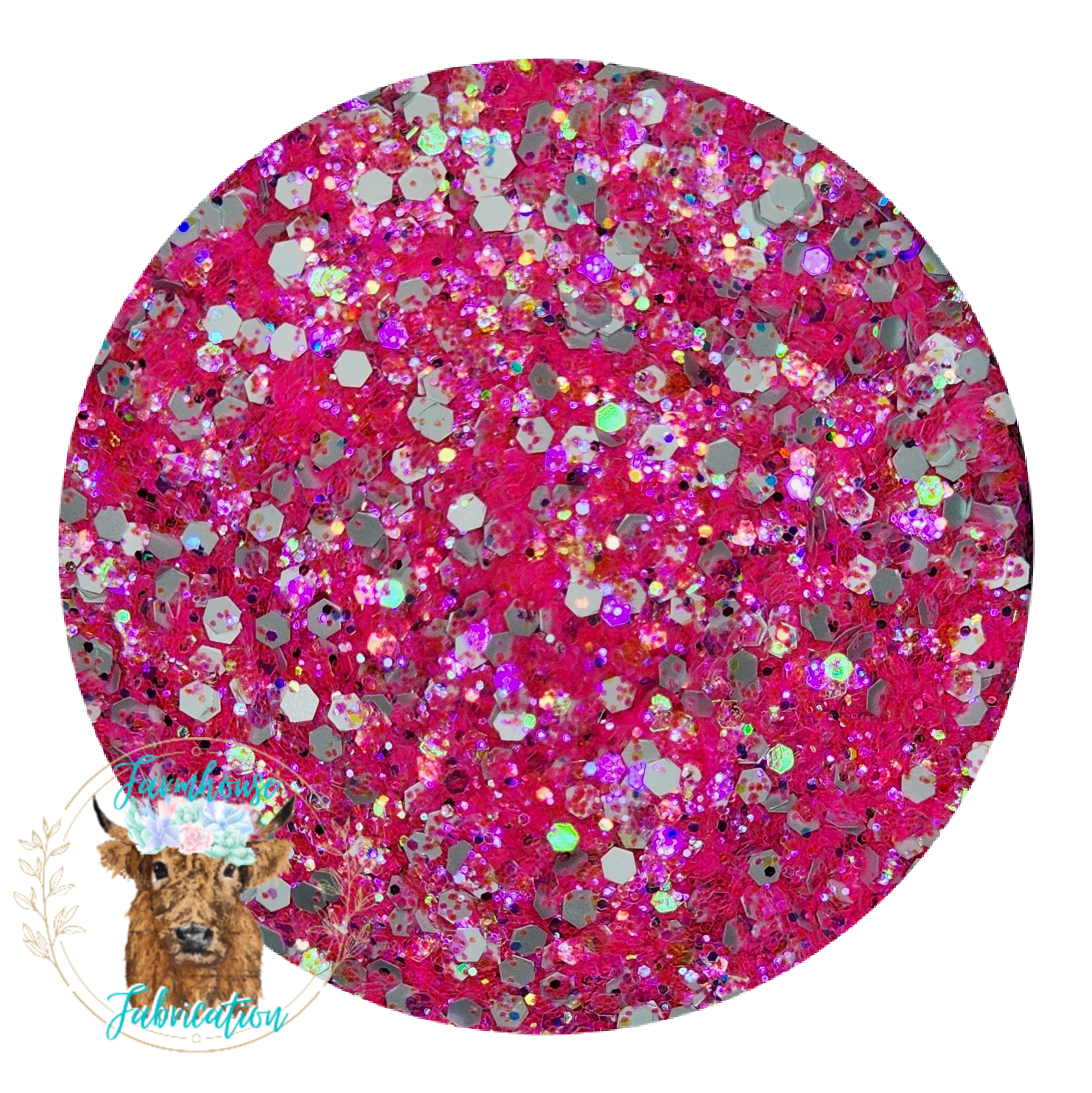 "Bougie Babe" Custom Mix / Polyester Glitter / Tumbler Glitter / Neon Pink Glitter