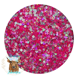 "Bougie Babe" Custom Mix / Polyester Glitter / Tumbler Glitter / Neon Pink Glitter