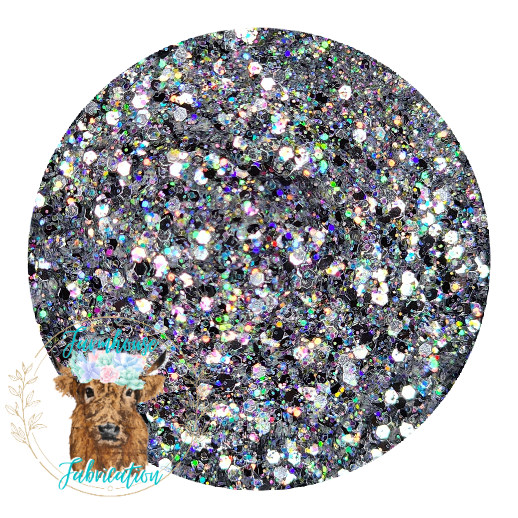 "Crushed Diamonds" Custom Mix / Polyester Glitter / Tumbler Glitter / Silver Glitter