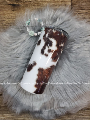Realistic Cowhide Tumbler