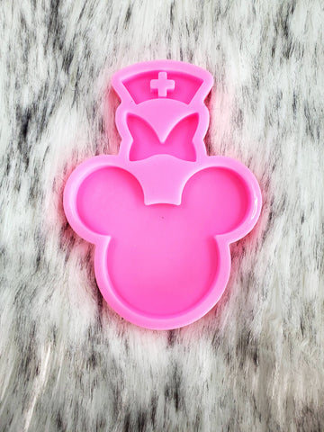 Disney Mickey Donut Straw Topper Silicone Mold Cookie Candy