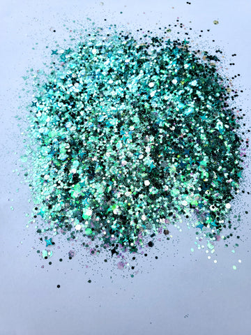 "Mermaid Tail" Custom Mix Polyester Glitter / Chunky Mix Glitter