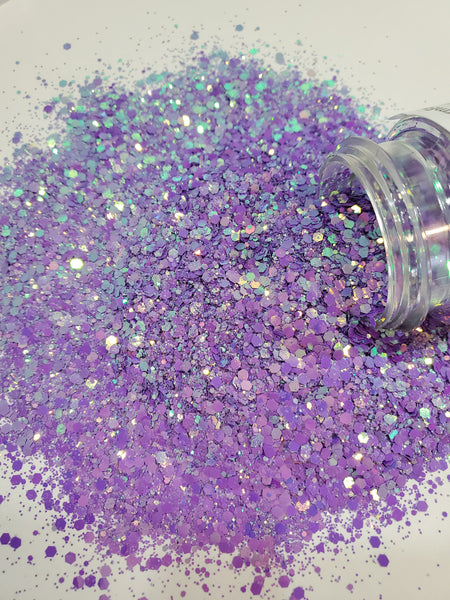 "Astrid" / Polyester Glitter / Tumbler Glitter / Purple Glitter / Dragon Glitter