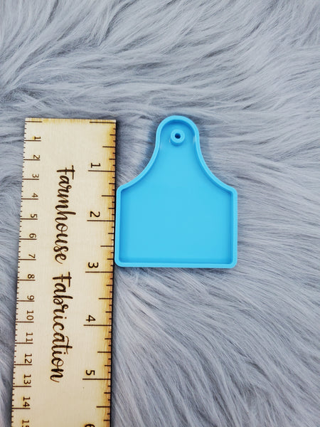 Cow Tag Mold / Keychain Silicone Mold / Silicone Mold / Epoxy Mold / Resin Mold