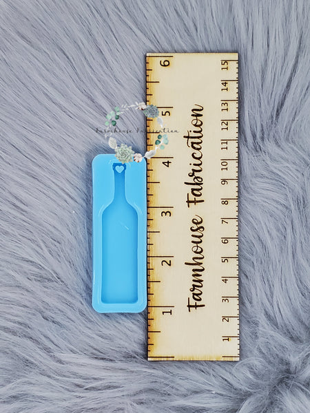 Keychain Mold / Wine Bottle Keychain Mold / Resin Mold / Epoxy Mold